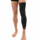 Copper Compression Leg Compression Sleeve - Copper Infused Knee Stabilizer Brace for Running, Meniscus Tear, ACL, MCL, Arthritis, Joint Pain Relief - Thigh & Calf Support for Men & Women Large Black product image