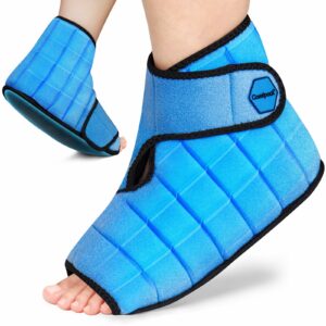 Foot Ice Pack Wrap for Plantar Fasciitis Relief with 2 Hours Long Lasting Cold, Reusable Ice Boot for Injuries, Heel Pain, Swelling, Achilles Tendonitis, Surgery product image