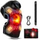 Upgraded PRO Red Light Therapy Knee Brace & 4 Vibration Massage - Rechargeable Controller, 660nm&850nm Red Light Therapy Heated Device for Knee/Elbow/Shoulder Upgraded Knee product image