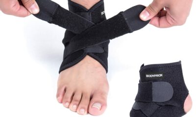 Bodyprox Ankle Support Brace, Breathable Neoprene Sleeve, Adjustable Wrap! (1 Pack) product image