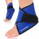 Ankle Ice Pack Wrap for Heel Swelling Pain Relief Reusable Gel Hot Cold Compress for Achilles Tendonitis Plantar Fasciitis, Post-Surgery, Sports Injury（1pcs） Blue 1-pack product image