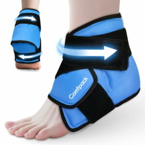 Heel Ice Pack Wrap for Plantar Fasciitis Relief, Ankle Ice Pack Wrap for Swelling, FSA Eligible, Reusable Gel Cold Pack for Foot Pain Relief, Achilles Tendonitis, Ankle Sprain, Heel Pain Blue product image