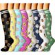 FEYHAY Copper Compression Socks (8 Pairs) 15-20 mmHg Circulation is Best Athletic & Daily for Men & Women, Running, Climbing Large-X-Large 12 Colour Mixture product image