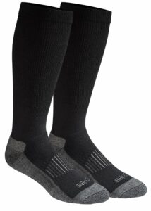 Dickies Men's Light Compression Comfort Over-The-Calf Socks, Available in M-XXL (2, 4 Pairs) Large Black (2 Pairs) product image
