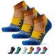 Thirty48 Performance Compression Low Cut Running Socks for Men and Women | More Compression Where Needed X-Large [3 Pair] Mustard/Navy product image