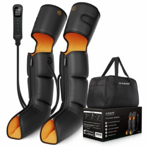 QUINEAR Leg Massager with Compression, 3-in-1 Foot Calf & Thigh Massager and Compression Therapy with Timer, Leg Massage Boots for Athletes product image