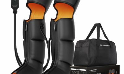 QUINEAR Leg Massager with Compression, 3-in-1 Foot Calf & Thigh Massager and Compression Therapy with Timer, Leg Massage Boots for Athletes product image