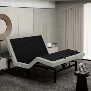 Irvine Home Collection Queen Adjustable Bed Base with Massage