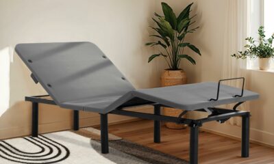 Frassie Adjustable Bed Base Frame Twin XL Electric Bed Base with USB Ports Head and Foot Incline (Twin XL) product image