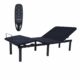Fromann Adjustable Twin XL Bed Base Frame with Wireless Remote,USB Ports, Zero Gravity,Under Bed Led Lighting (Includes Synchronization Connector to King) Black product image