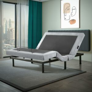 King Adjustable Bed Base | Dual Massage | USB Ports | Zero Gravity | Anti-Snore | Memory Positions | Under Bed Lighting | Wireless Remote | Zero Clearance King Adjustable Bed Only product image