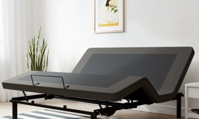Queen Adjustable Bed Frame with Wireless Remote, Dual Motors, Thick Edge Queen 12" Legs & Thick Edge product image