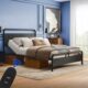 FLEXISPOT Queen Adjustable Bed, Complete with Modern Bed Frame, 0°to 60° Head Incline, Quiet Powerful DC Motor, Easy Assembly – Ideal for Relaxation, Reading, and Pressure Relief Queen Adjustable Bed Only product image