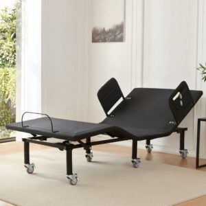 Renanim Twin XL Adjustable Bed Frame with Wireless Remote