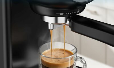 Espresso Machine, 20 BAR Pump Temperature Control, Compact Espresso Maker with Steam Milk Frother, Professional Coffee Makers for Home, Cappuccino, Latte, Gifts for Coffee Lover, Black product image