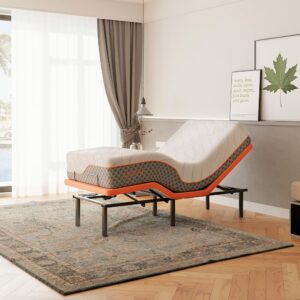 ESHINE 3000 Series Twin XL Adjustable Bed with 12" Hybrid Mattress