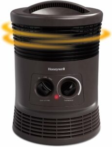 Honeywell HHF360V 360-Degree Fan Forced Heater with Adjustable Thermostat
