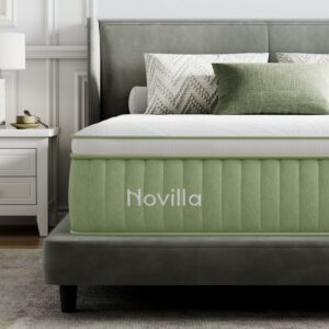 Novilla 10-Inch Twin Hybrid Mattress with Pocketed Springs