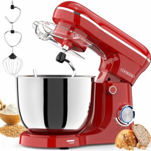 SAMSAIMO 5-QT Stand Mixer with 10 Speeds