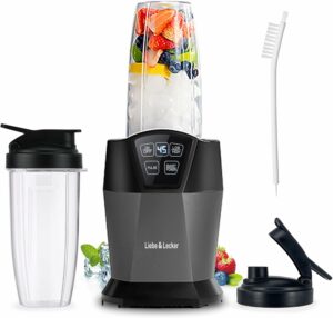 Liebe&Lecker 1200W Personal Blender with 2 To-Go Cups