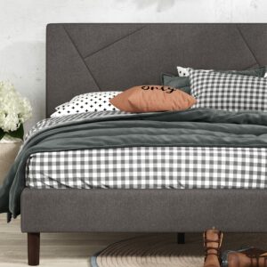 Zinus Judy Queen Upholstered Platform Bed Frame