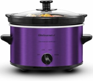 Elite Gourmet MST-275XP 2-Quart Slow Cooker (Oval)