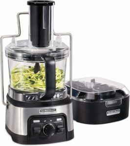 Hamilton Beach Professional 70815 12-Cup Food Processor with Spiralizer