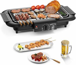 Mihoho 2000W Electric BBQ Grill Smokeless Indoor/Outdoor product image