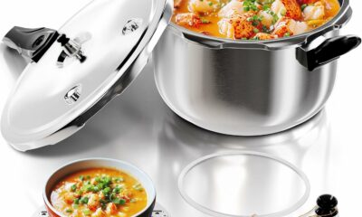 WantJoin 12.6-Quart Pressure Cooker & Canner (Stainless Steel, Induction) product image