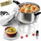 WantJoin 12.6-Quart Pressure Cooker & Canner (Stainless Steel, Induction) product image