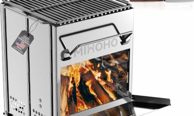Mihoho Foldable Portable Charcoal Grill for Outdoor Cooking product image