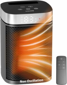 VOCRS 1500W PTC Space Heater with Thermostat and Remote