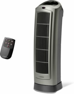 Lasko Ceramic Space Heater Tower with Digital Display and Remote Control