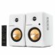 Prosonic BT30 Powered Bluetooth Bookshelf Speakers, Studio Monitor, Home Theater, Turntable, with Optical Input, Coaxial Input, Aux Inputs, 4" Woofer 40W x 2, (White) product image