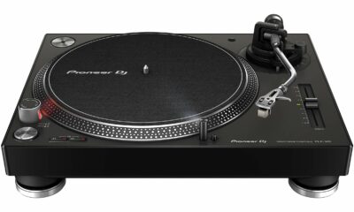 Pioneer DJ PLX-500 High Torque Turntable, USB, Black Black/White product image