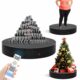 19.7In Remote Large Motorized electric turntable Rotating platform Photography Turntable Motorized lazy susan Base giratoria para for Photography,3D Scanner,Heavy duty display(Load Range:220~500lbs) 19.7inch/Black/500Lbs Load product image