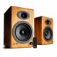 Audioengine A5+ Powered Bookshelf Speakers – 150W High-Fidelity Studio Monitors for Music, Gaming, Turntables & Home Theater Bamboo Wired product image