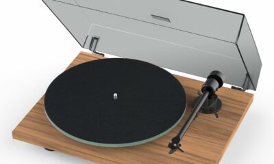 Pro-Ject T1 Evo Hi-Fi Turntable (Satin Walnut) No Preamp Satin Walnut product image