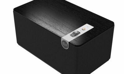 Klipsch The Three Plus Premium Bluetooth Speaker System, Turntable Ready with Phono/RCA Inputs, Bluetooth 5.3 with Up to 40 ft. of Distance, Matte Black Three Plus Matter Black product image