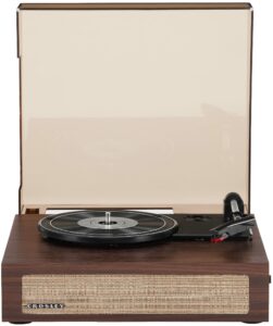Crosley CR6042A-WA Scout 3-Speed Bluetooth Turntable with Built-in Speakers, Walnut product image