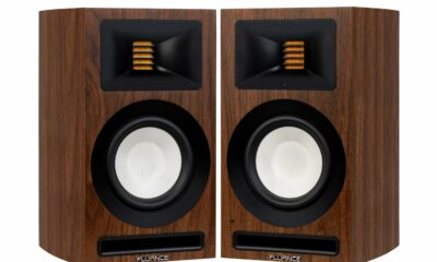 Fluance Ri71 Reference Stereo Powered Bookshelf Speakers with High Performance AMT Tweeters, 5" Drivers, 120W Amplifier for Music, Turntable, TV, PC - HDMI, Bluetooth, RCA & Subwoofer Out (Walnut) Walunt product image