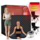 Smartmak 2 Person Portable Steam Infrared Sauna Box with 660nm Red Light Therapy Lamp for Home Relaxation, 4 L 1500W Steamer Extra Large Full Body Saunas Spa Tent, Remote Control, 2 Folding Chairs 2 Person Steam Sauna product image