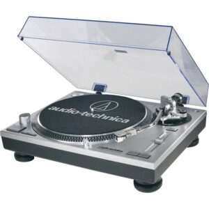Audio-Technica AT-LP120-USB Direct-Drive Professional Turntable (USB & Analog), Silver (ATLP120 USB) product image