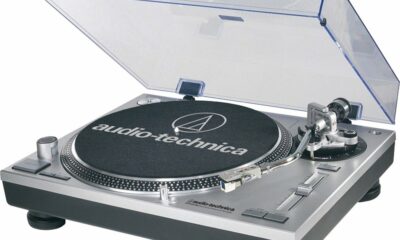 Audio-Technica AT-LP120-USB Direct-Drive Professional Turntable (USB & Analog), Silver (ATLP120 USB) product image