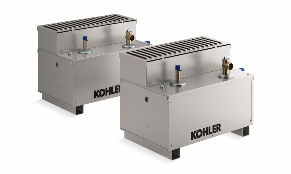 Kohler K-5547-NA Invigoration Series Steam Generator, 30 kW, Aluminum 30 kW Generator product image