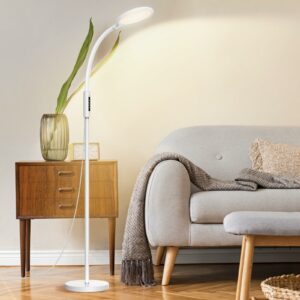 Aoife Sunlight Light Therapy Floor Lamp with 15000 Lux Daylight 10 Color Temperature and 10 Brightness Natural Sun Light Remote Control and Timer product image
