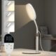 Light Therapy Lamp,10000 Lux LED UV-Free Sunlight Lamp,Full Spectrum Happy Therapy Desklamp with UV-Free,3 Color & 9 Brightness Level & Timer for Home,Office,Decoration (White) White E product image