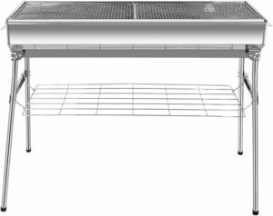 gzcmxh Portable Charcoal Grill Foldable Stainless Steel Barbecue (Larger) product image
