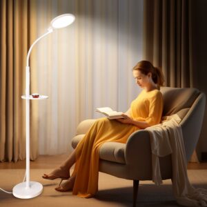 SOLLA Light Therapy Floor Lamp 11000 Lux (2-in-1)
