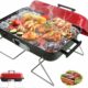 KOCASO Portable Charcoal Grill Tabletop BBQ Smoker product image